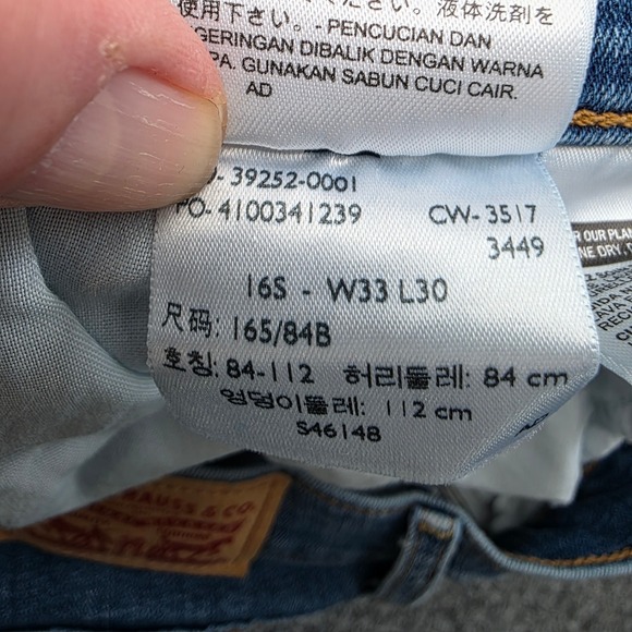 Levi's Classic Bootcut Jeans Women's 16S / 33 x 30 Blue Denim Stretch 39252-0001 - Picture 8 of 10